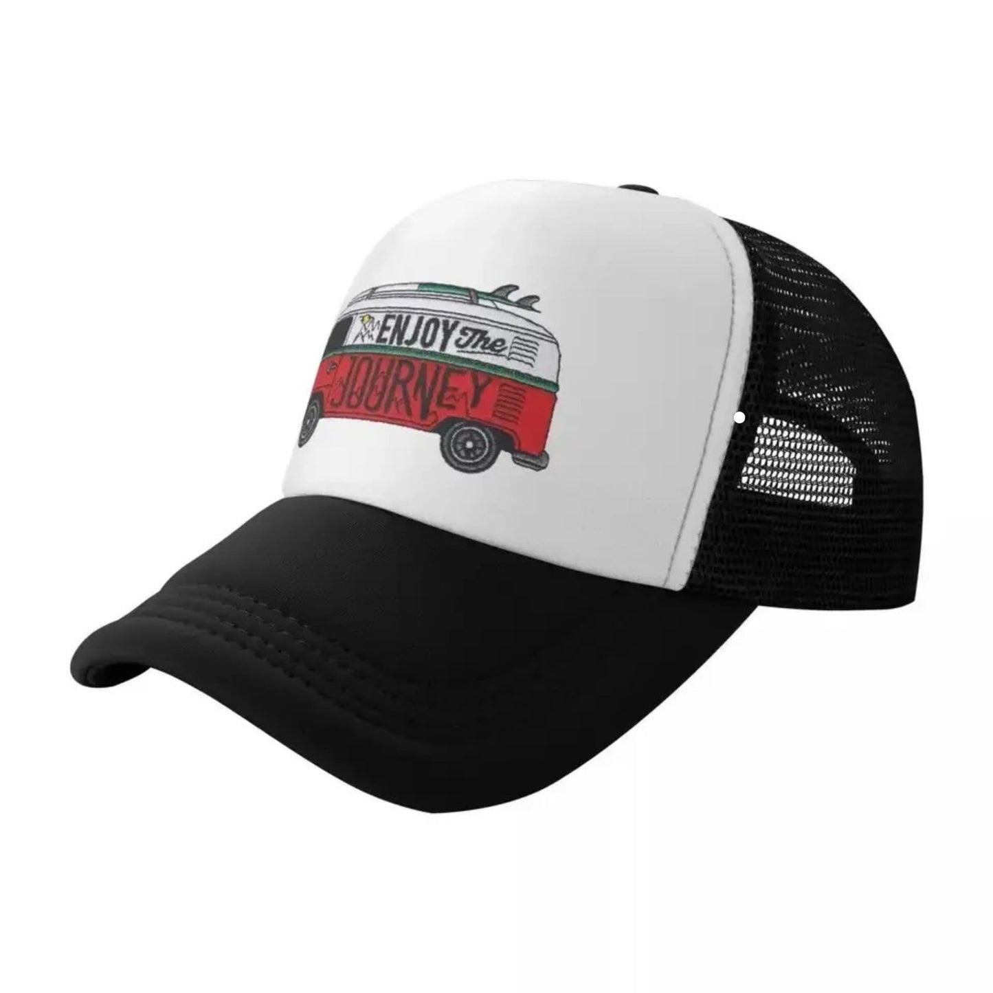 Enjoy the Journey Snapback Hat - Black