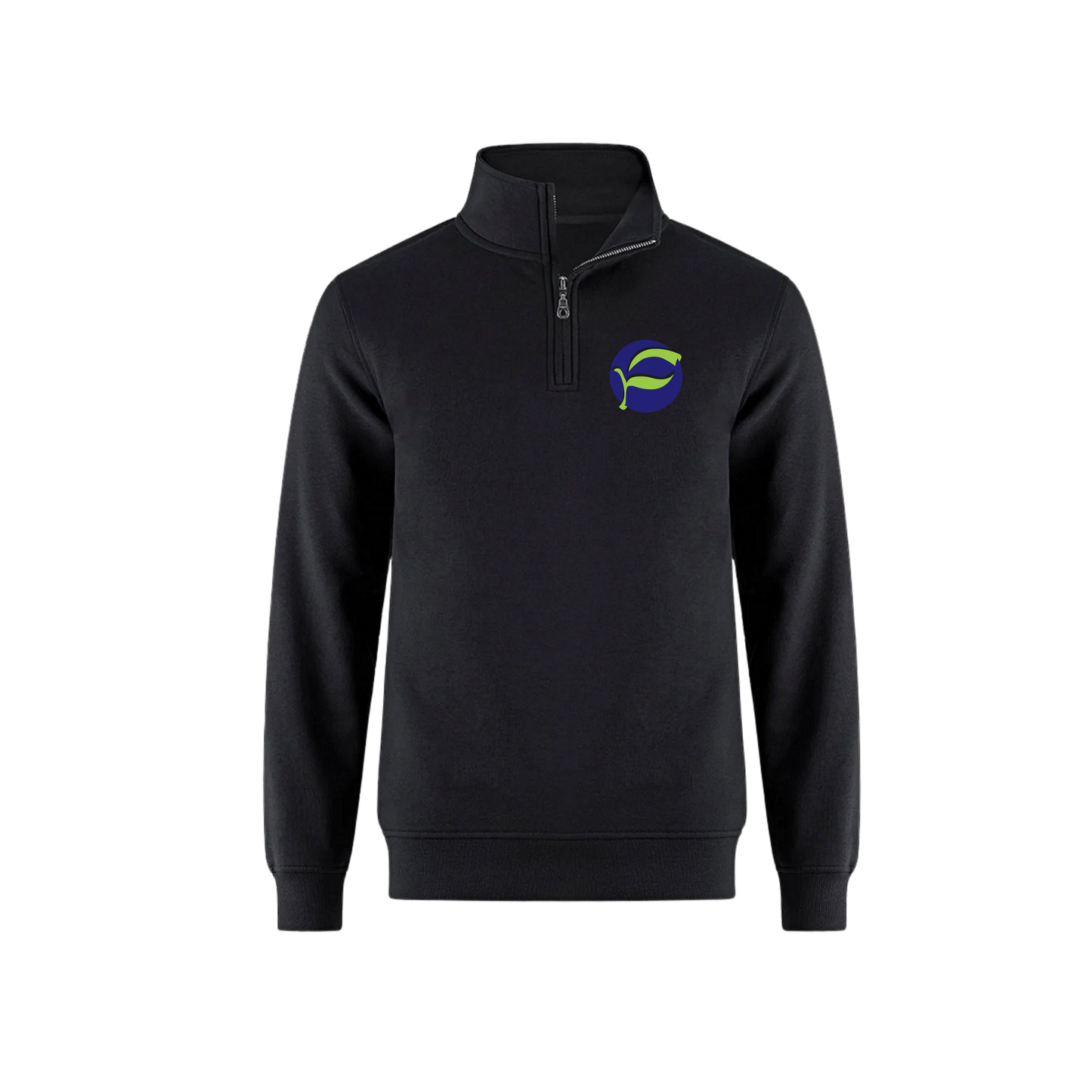 Pretty River Academy WEST Quarter-Zip Sweatshirt - Black
