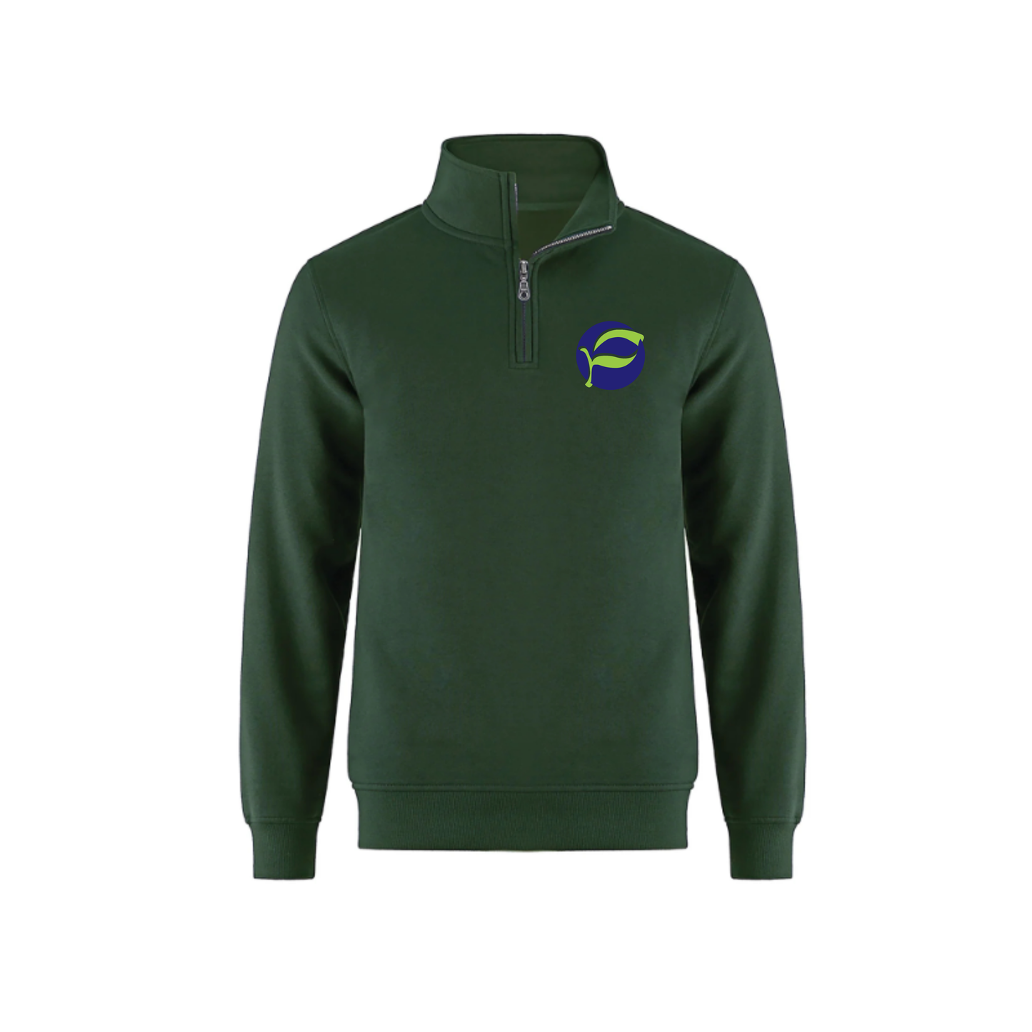 Pretty River Academy EAST Quarter-Zip Sweatshirt - Forest