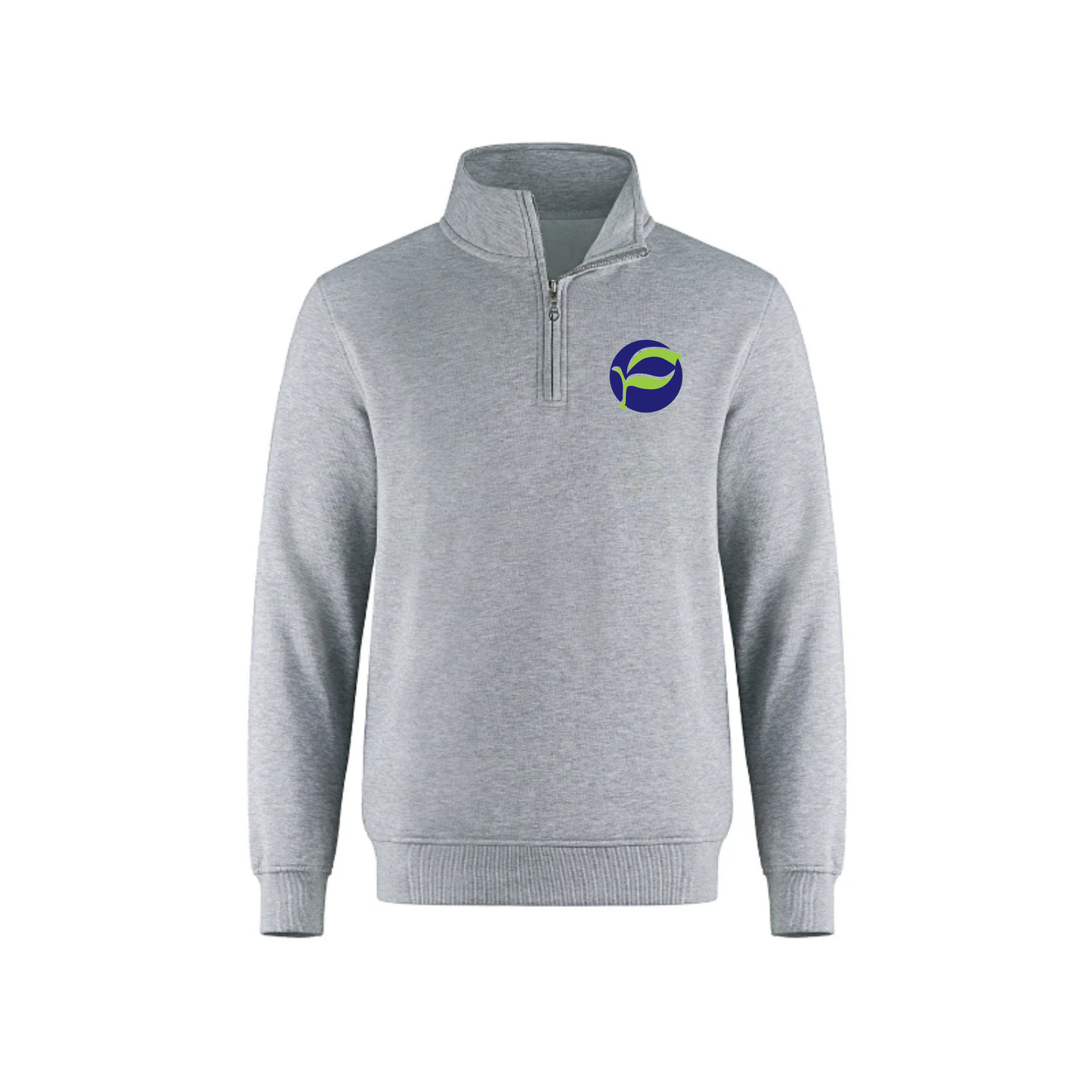 Pretty River Academy NORTH Quarter-Zip Sweatshirt - Athletic Grey
