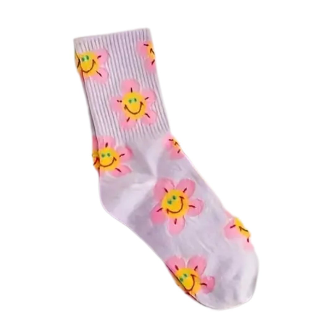 Flower Power Crew Socks