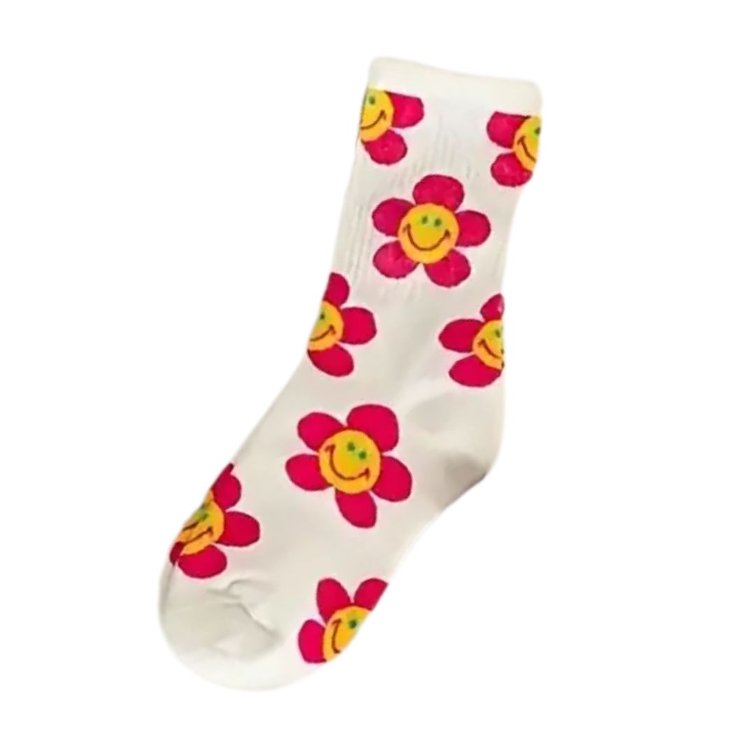 Flower Power Crew Socks