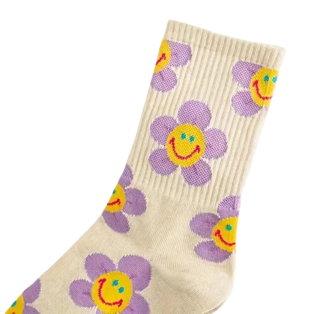 Flower Power Crew Socks