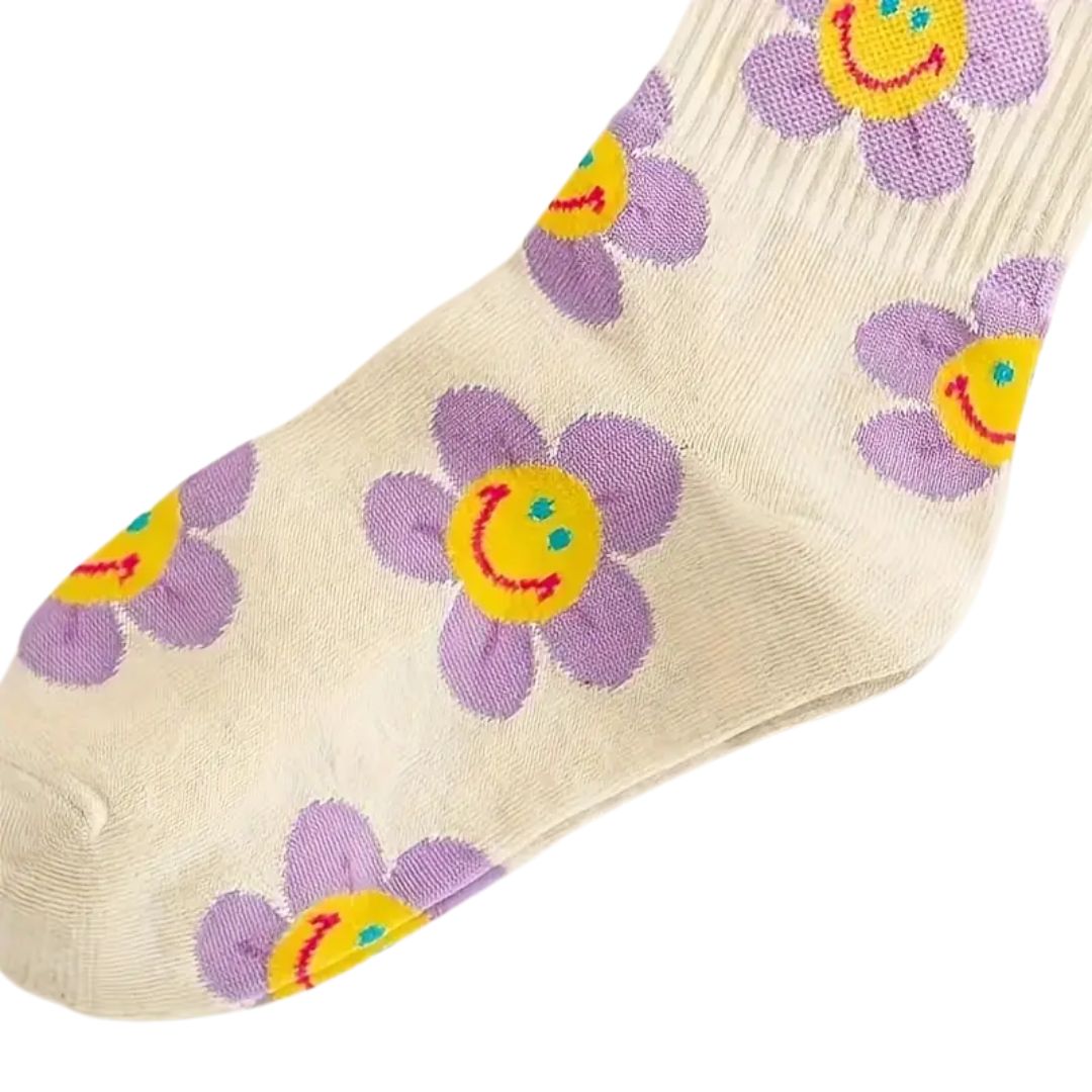 Flower Power Crew Socks