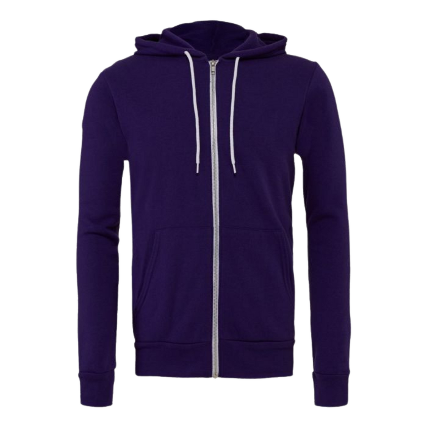 Forever Run Wild - Unisex Full-Zip Hoodie - Purple