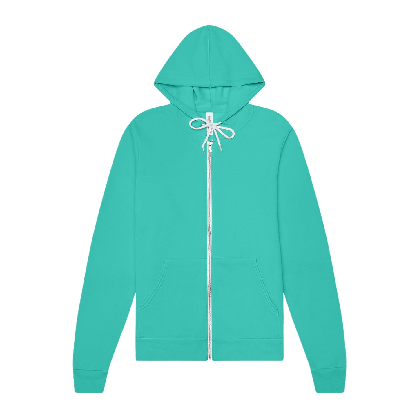 Forever Run Wild - Unisex Full-Zip Hoodie - Teal