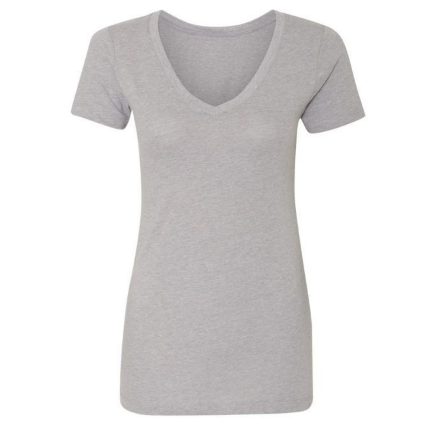 Forever Run Wild - Womens Ideal V-Neck T-Shirt - Heather Grey