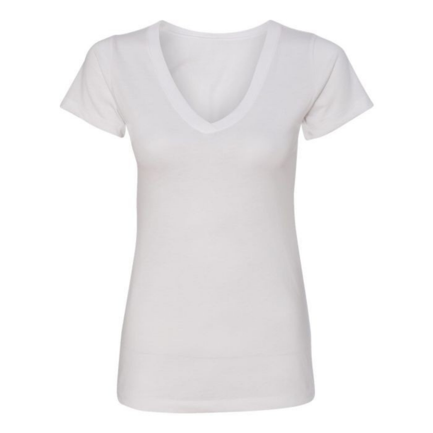 Forever Run Wild - Womens Ideal V-Neck T-Shirt - White