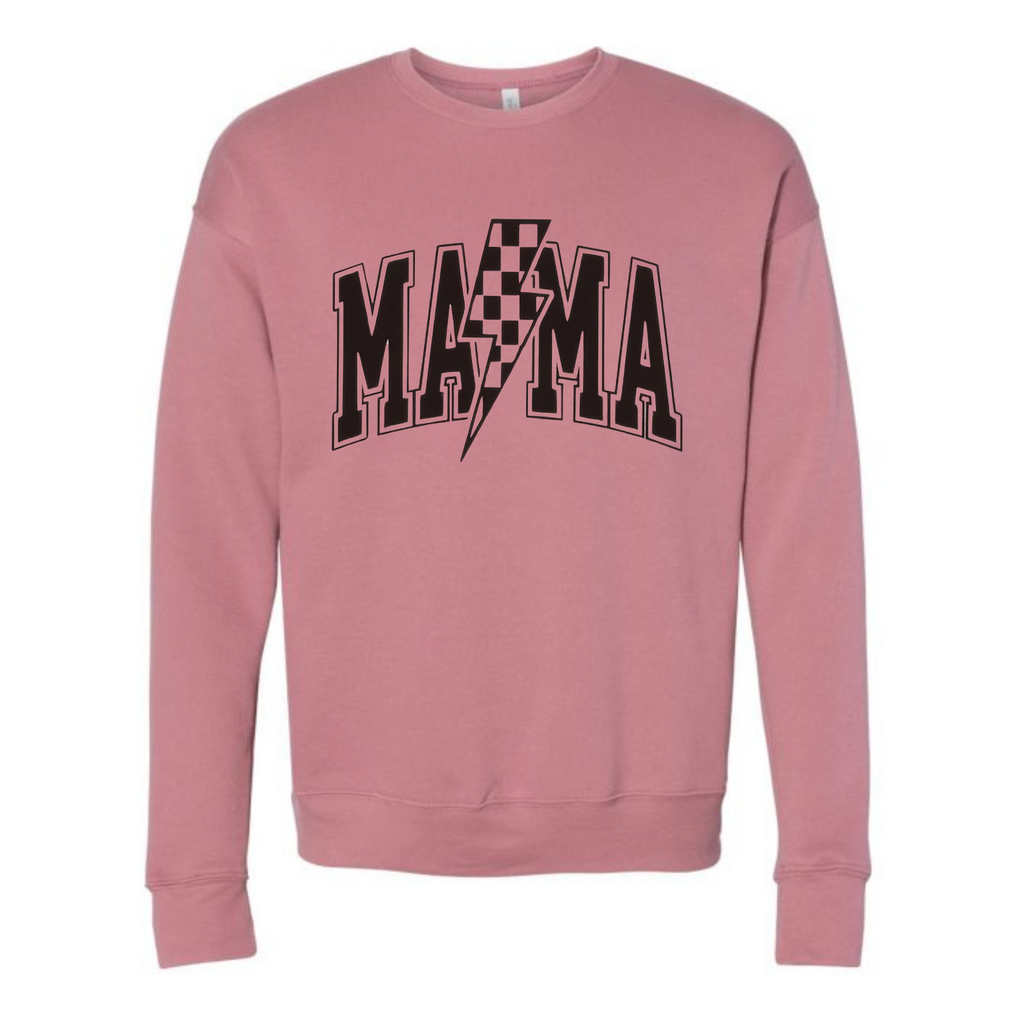Forever Run Wild - MAMA Bolt Sweatshirt - Mauve