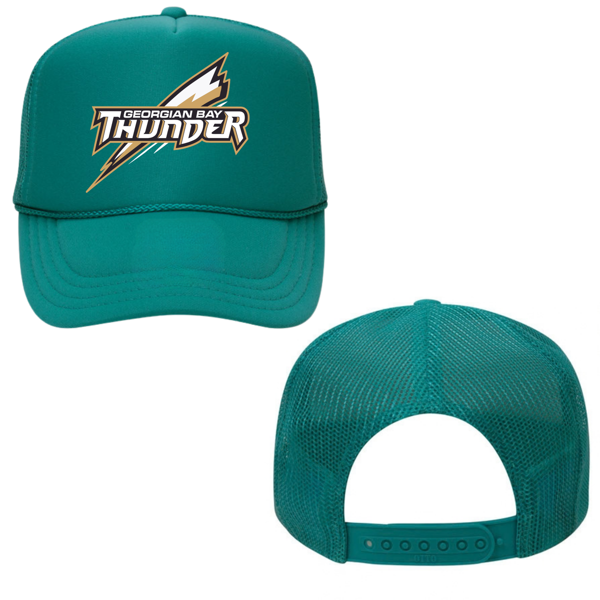 Georgian Bay Thunder Mesh Back Trucker Hat – Youth & Adult / Jade