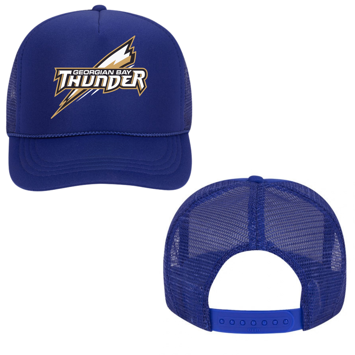 Georgian Bay Thunder Mesh Back Trucker Hat – Youth & Adult / Royal Blue