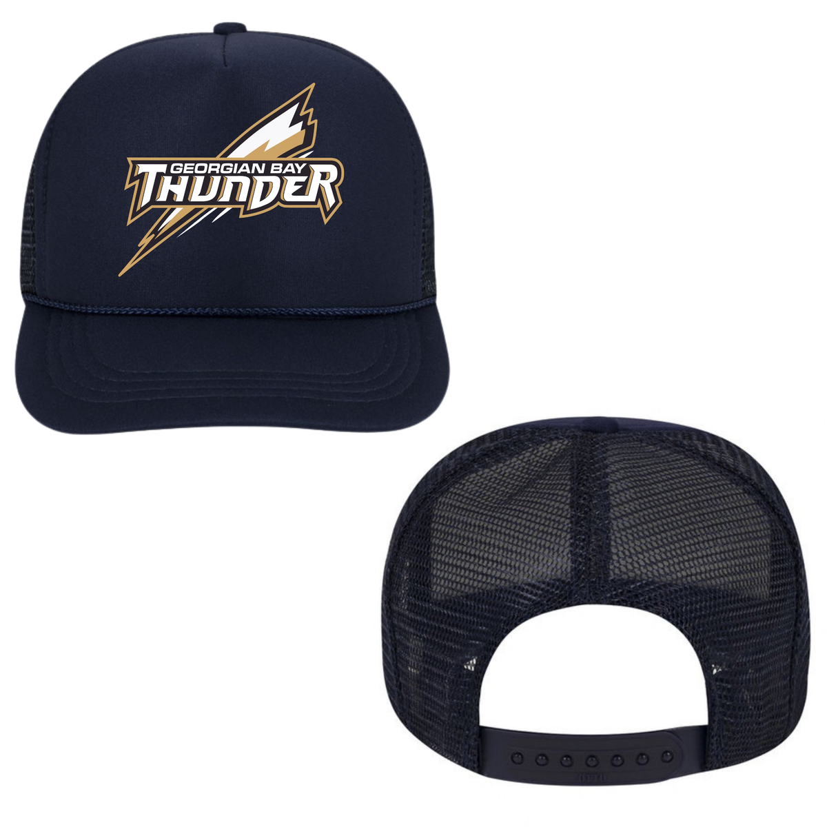 Georgian Bay Thunder Mesh Back Trucker Hat – Youth & Adult / Navy
