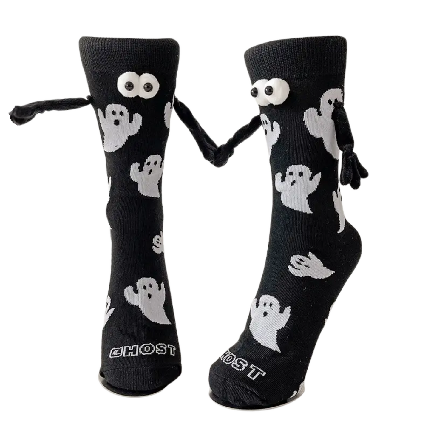 Ghostly Googly Eyes Magnetic Friendship Socks