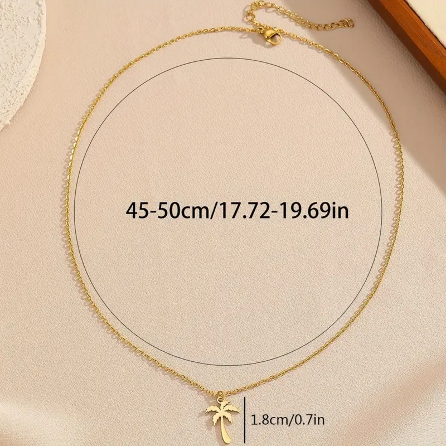 Golden Palm Necklace