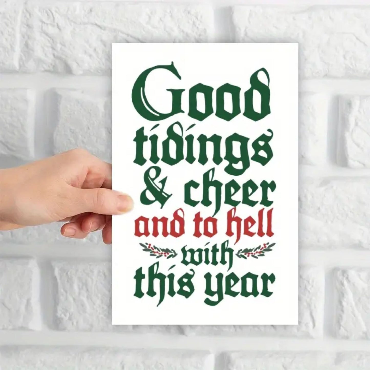 Good Tidings & Cheer Holiday Card