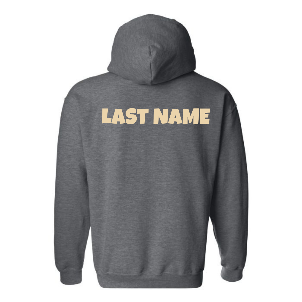 Youth Personalized St. Mary's Oversize Logo Hooded Sweatshirt - Dark Heather