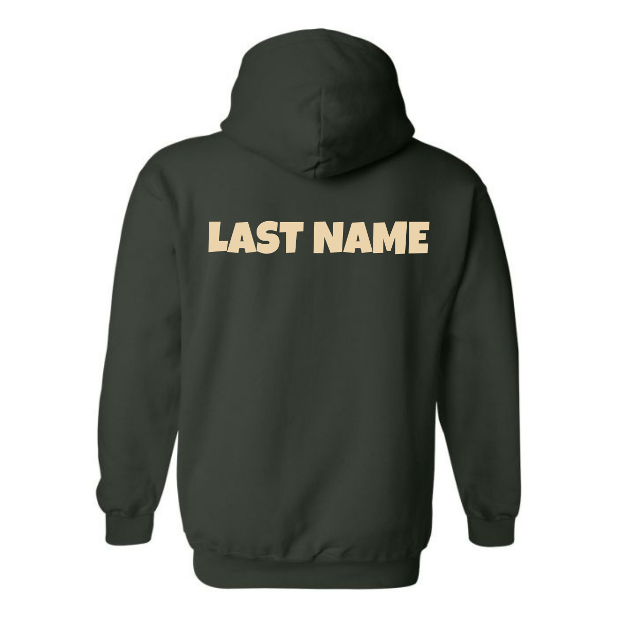 House Earth Youth Personalized St. Mary's Oversize Logo Hooded Sweatshirt - Forest