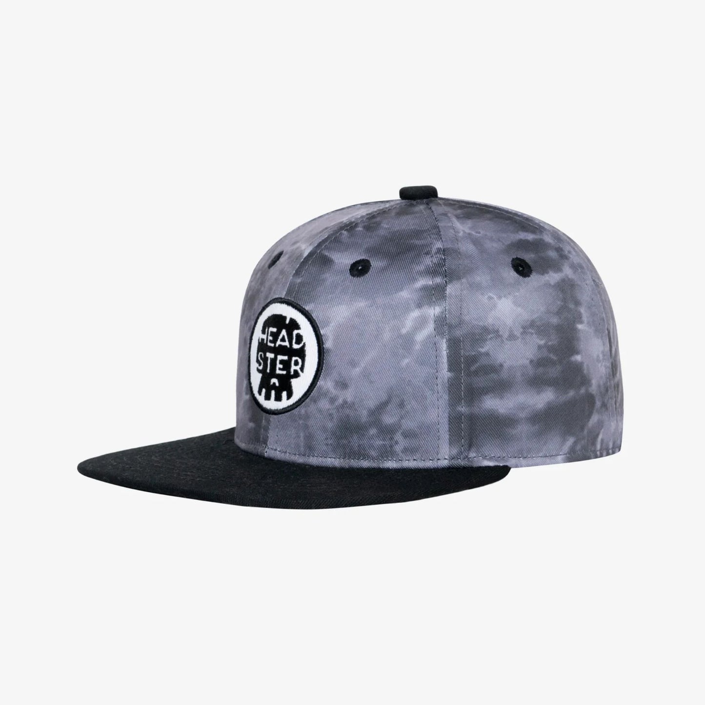 Snapback Hat - Tie Dye Black