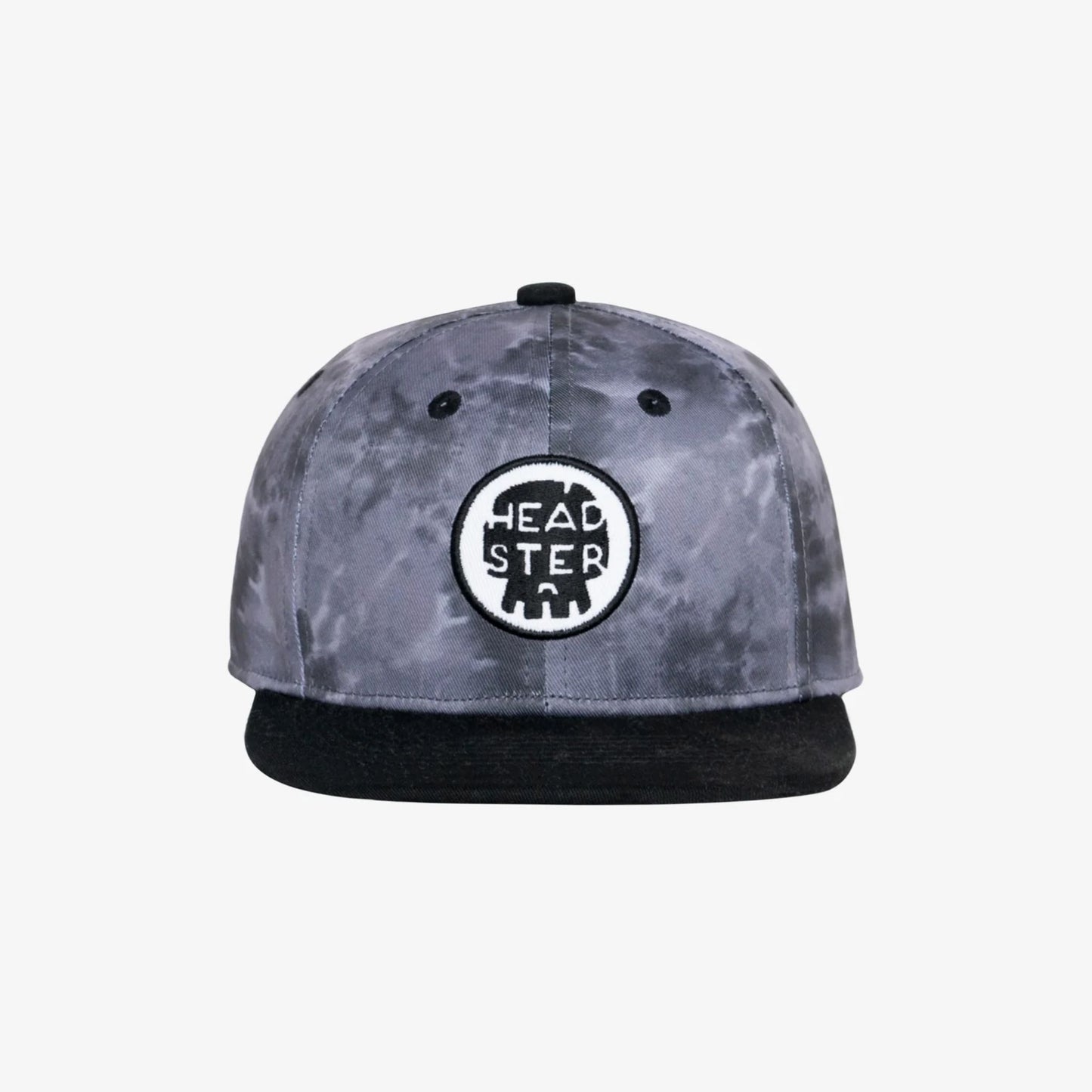 Snapback Hat - Tie Dye Black