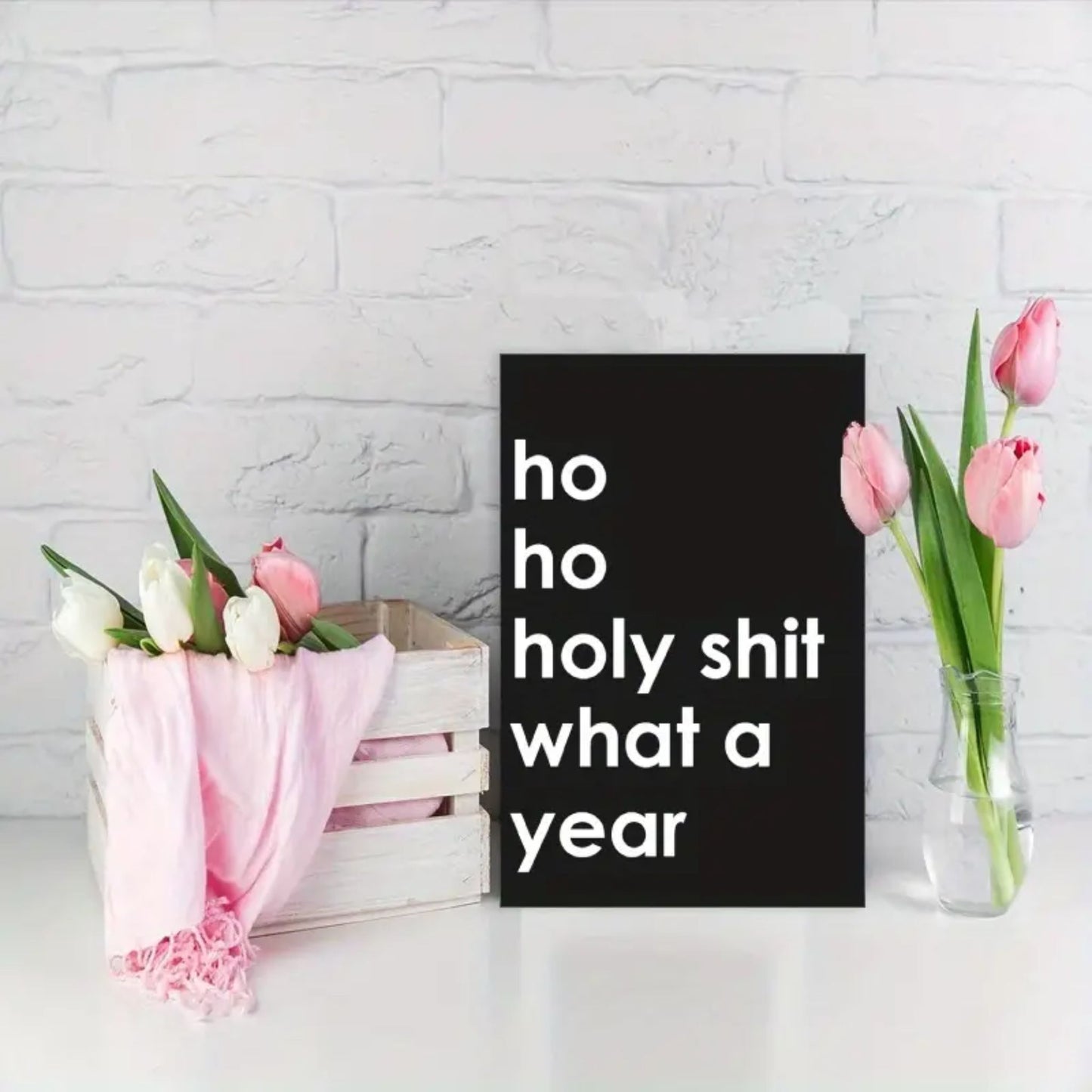 Ho Ho Holy Shit Holiday Card