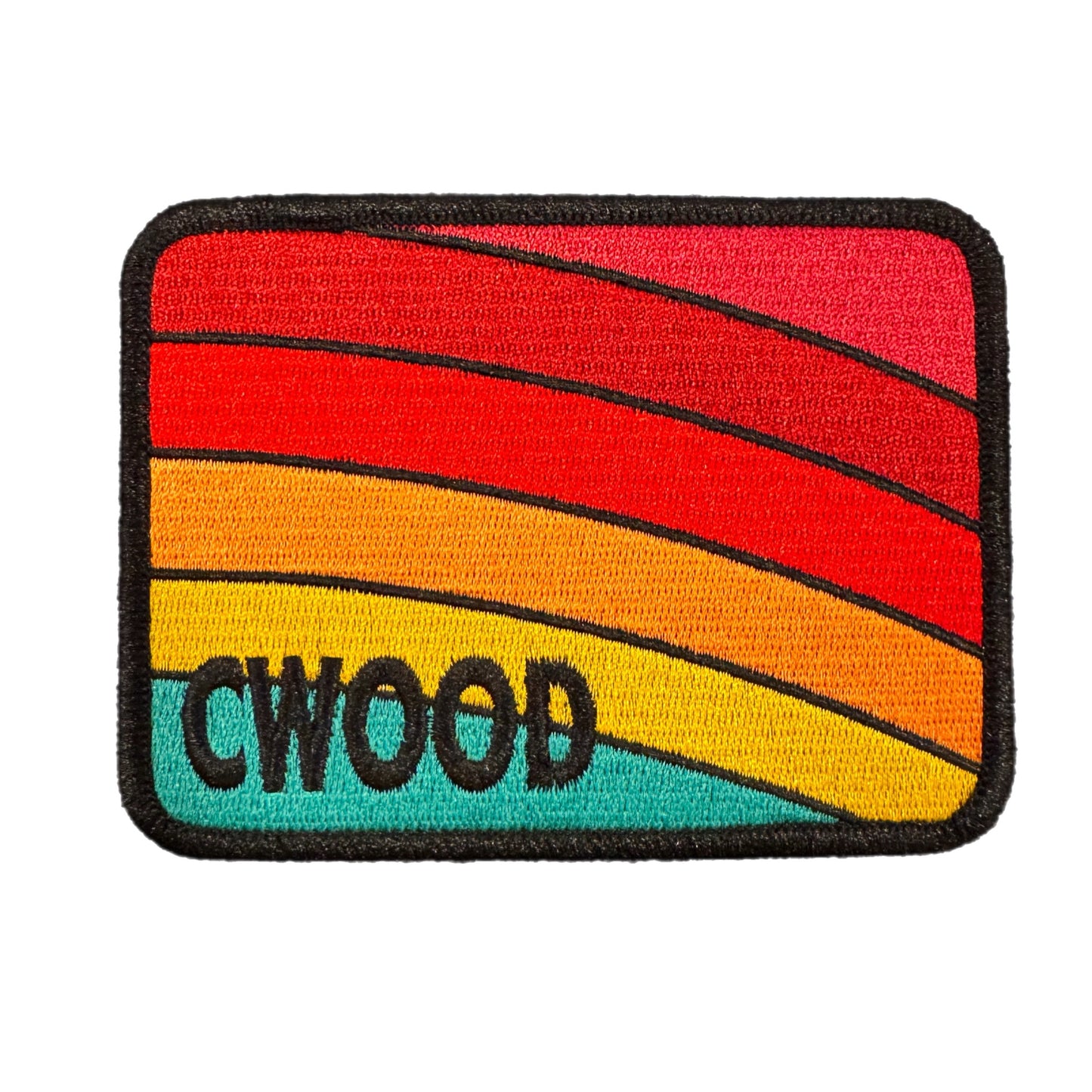 Iron on Patch - CWOOD (4.25" x 3.25")