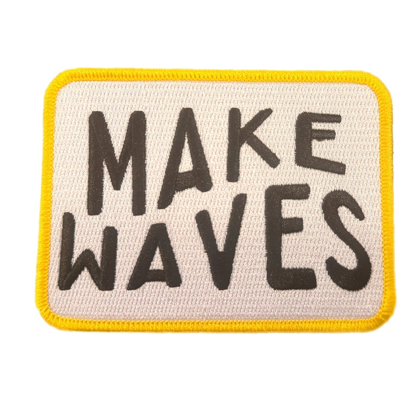 Iron on Patch - Make Waves (4.25" x 3.25")