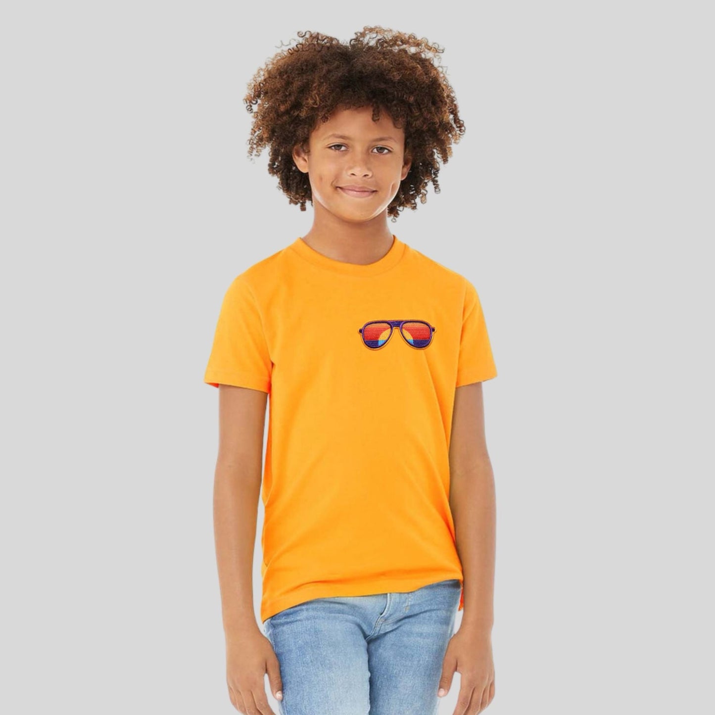 Golden Hour Youth Unisex Short Sleeve Tee - Gold