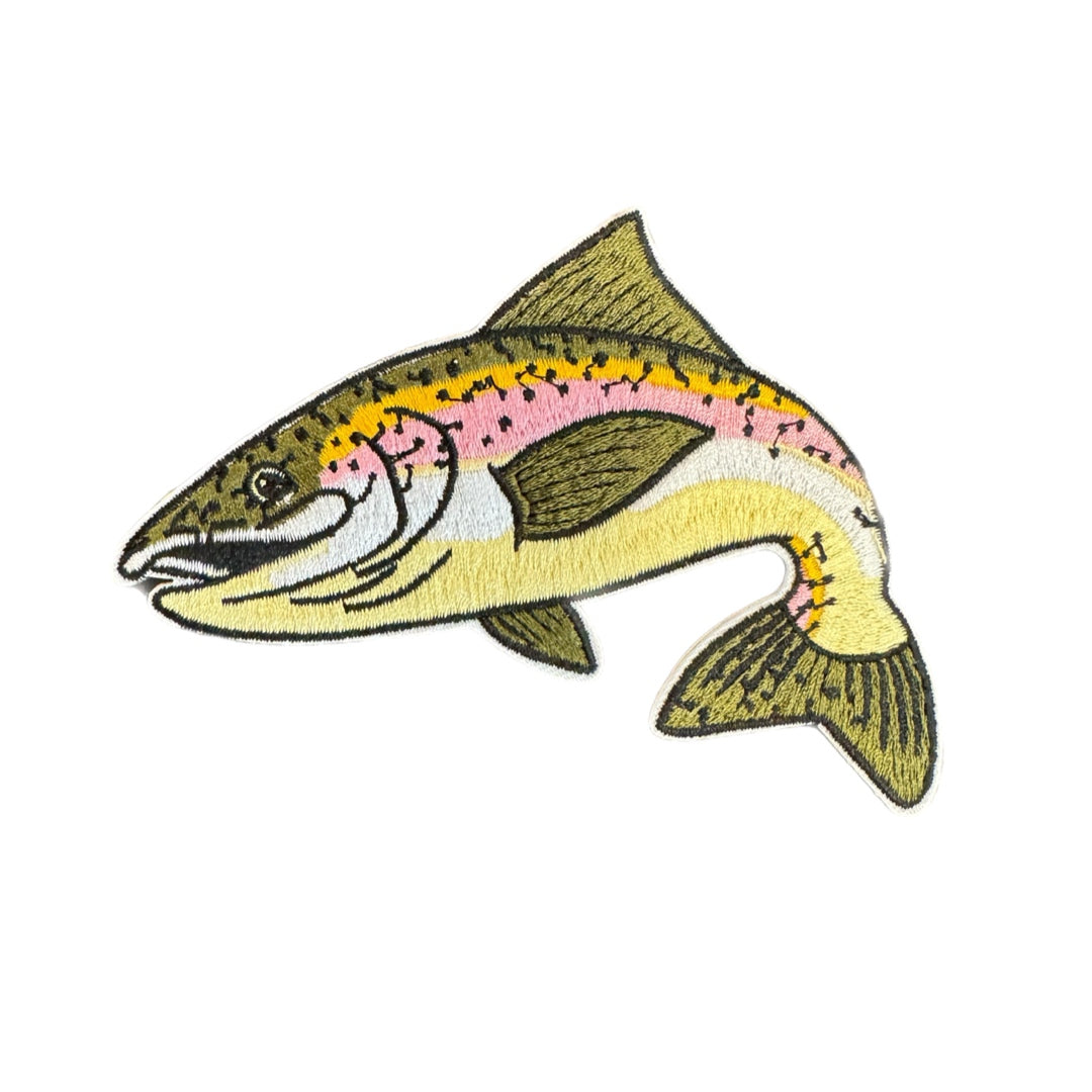 Iron on Patch - Gone Fishin' (10.5 cm x 8.5 cm)