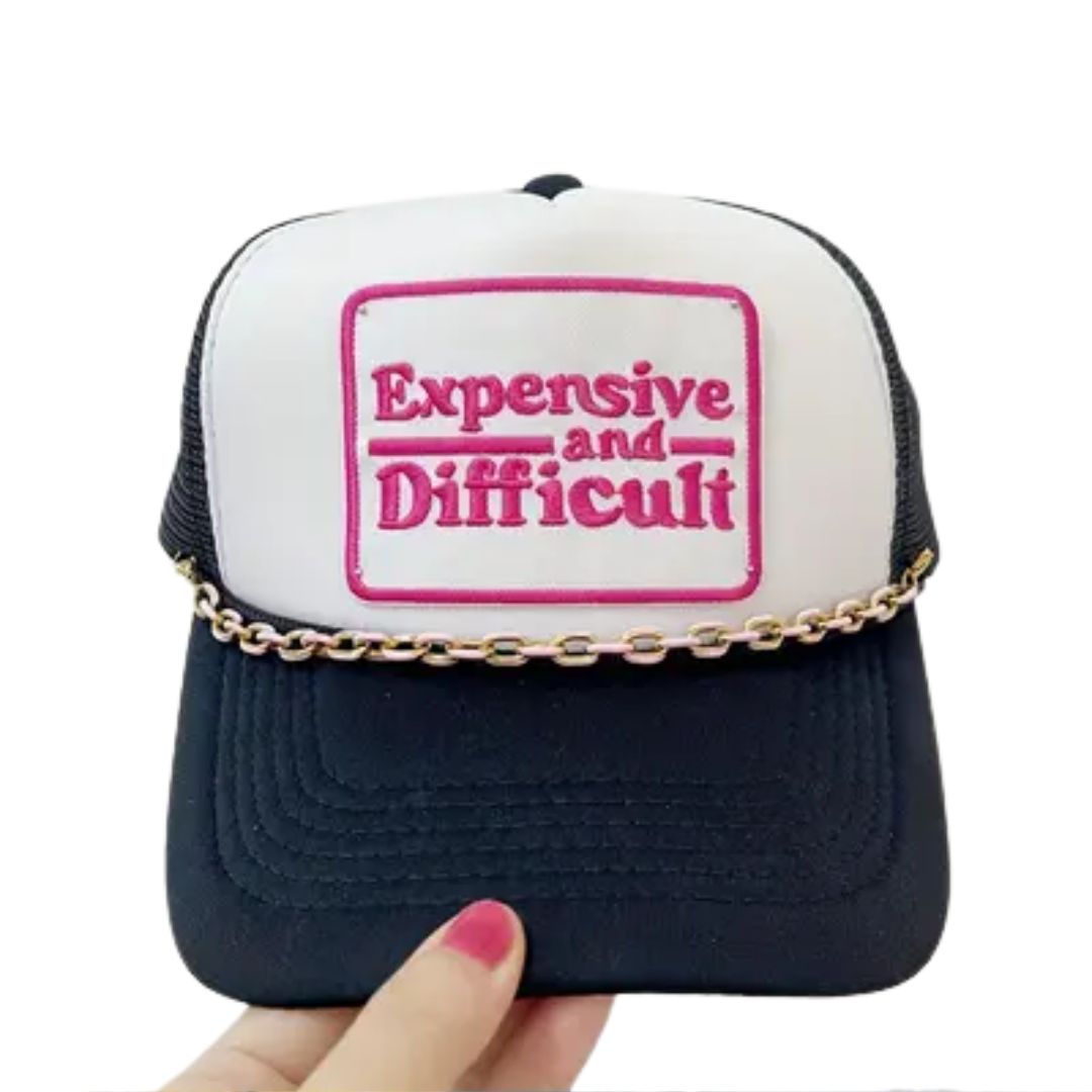 Iron on Patch - Expensive and Difficult (9.4 cm x 6.8 cm)