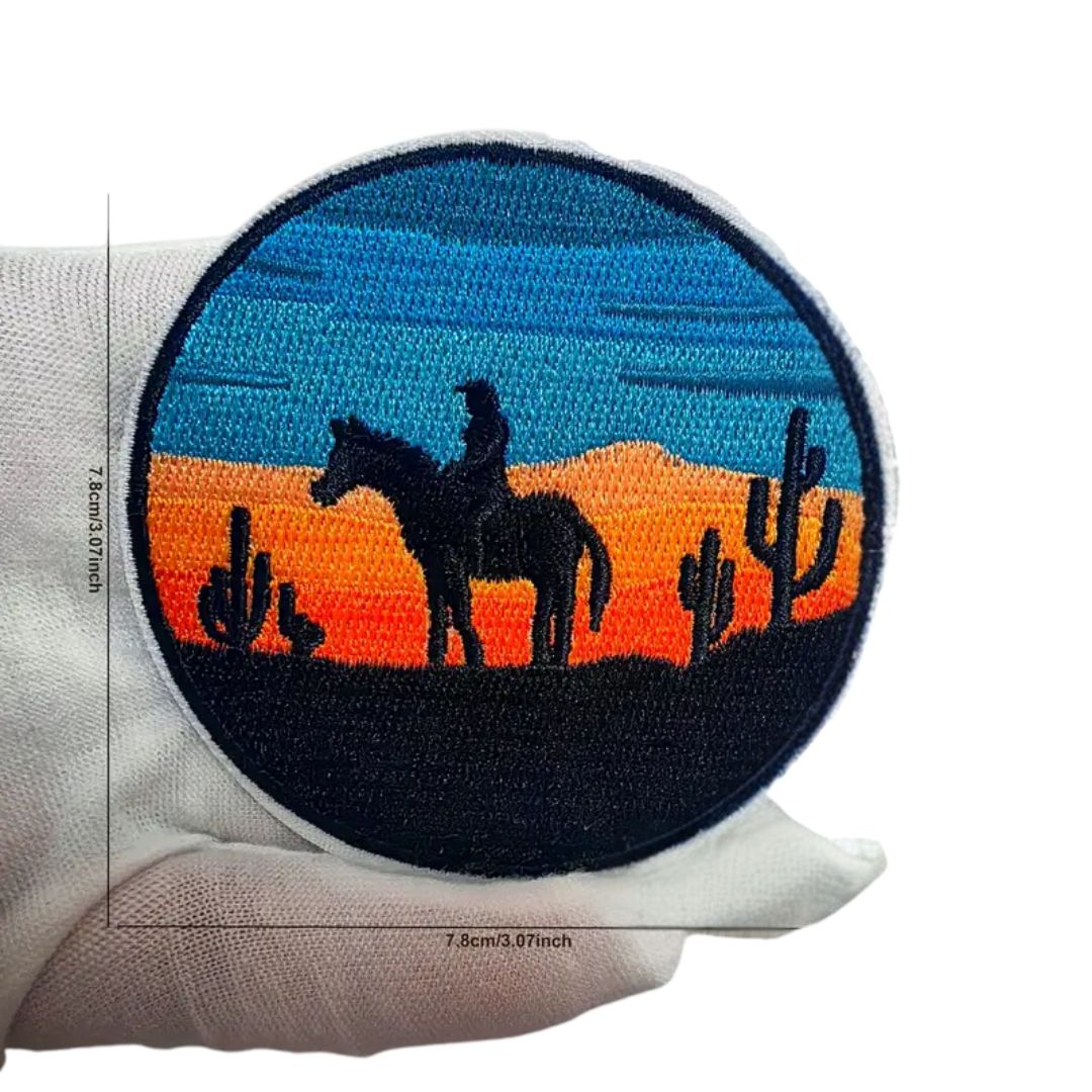 Iron on Patch - On the Range (7.8 cm x 7.8 cm)