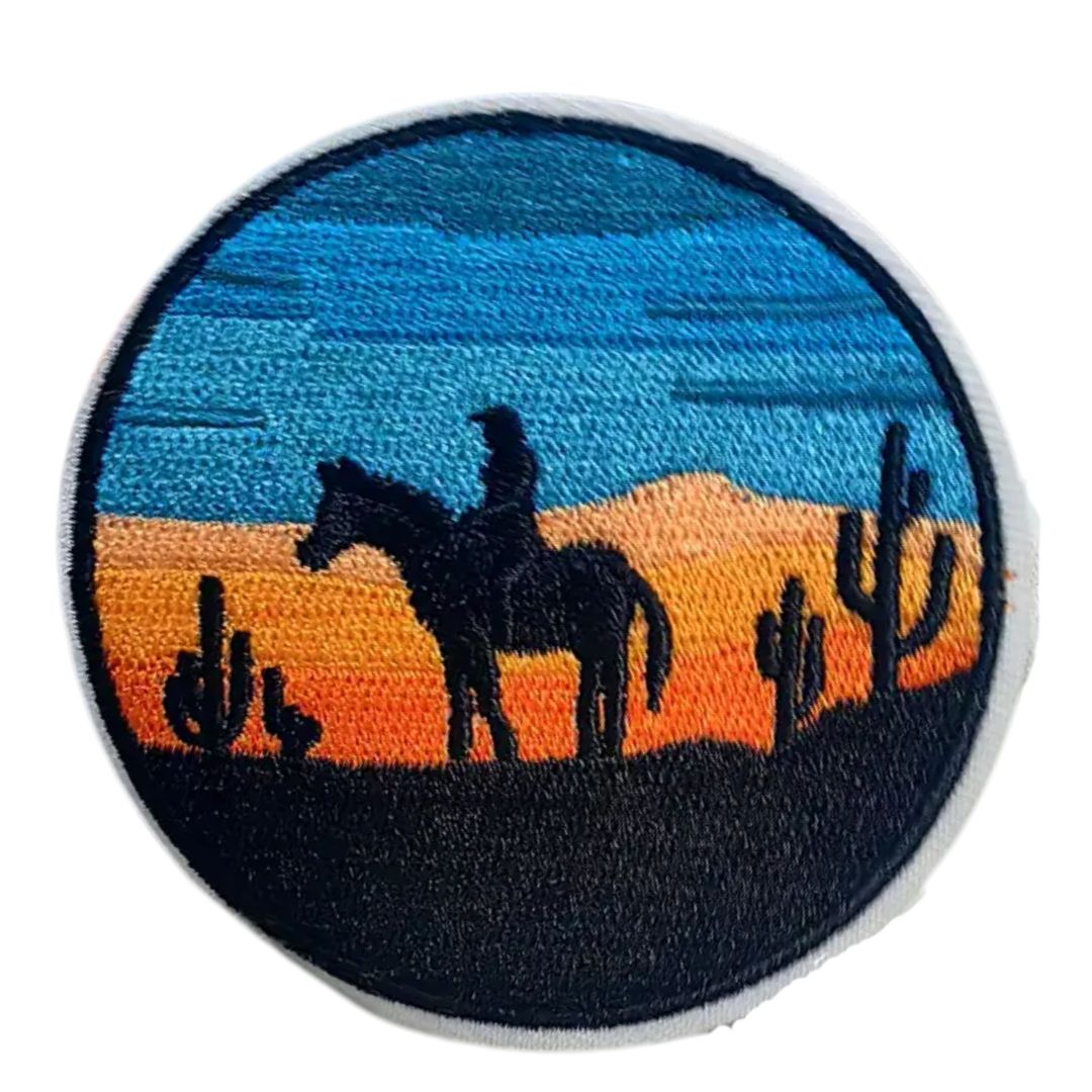 Iron on Patch - On the Range (7.8 cm x 7.8 cm)