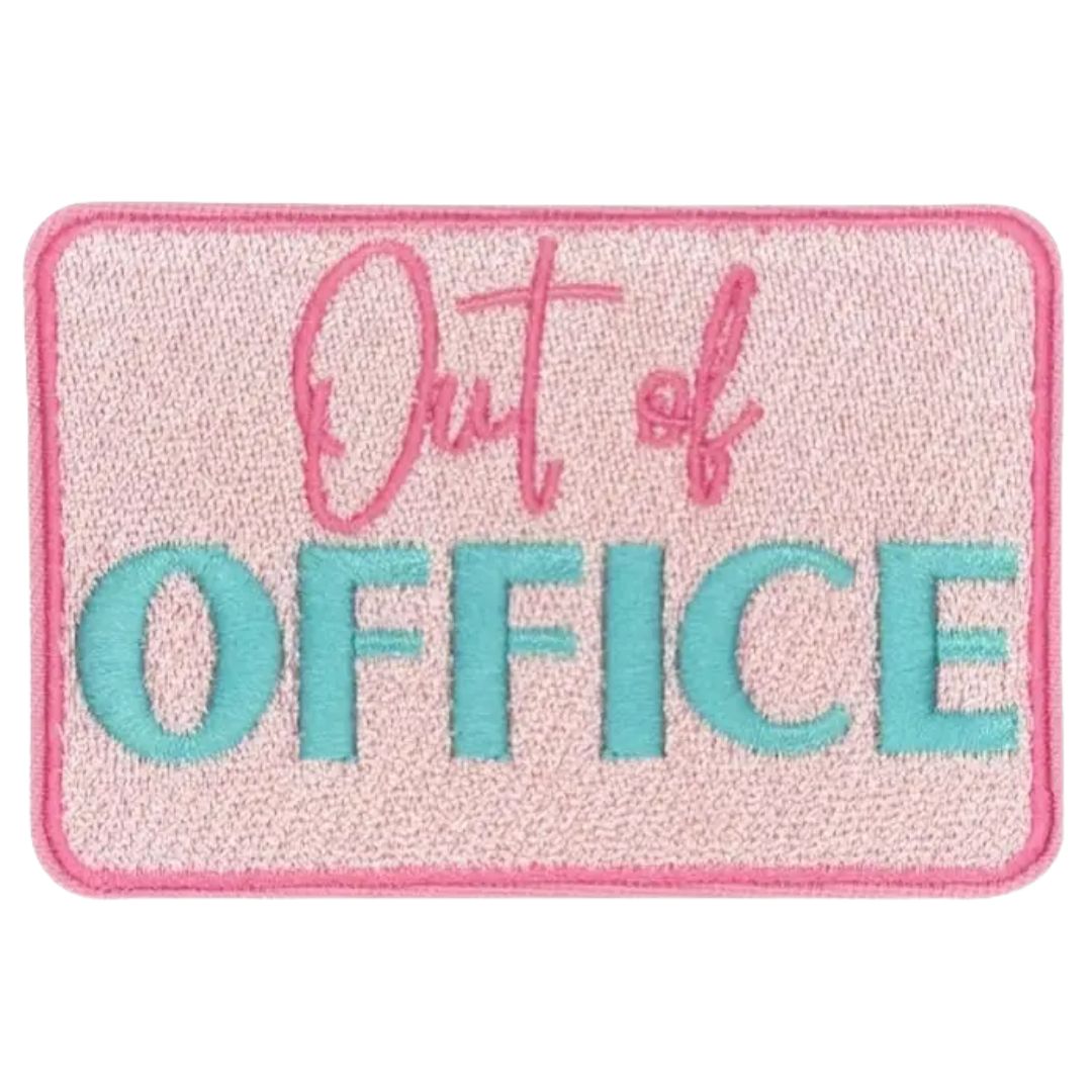 Iron on Patch - Out of Office (9 cm x 6 cm)