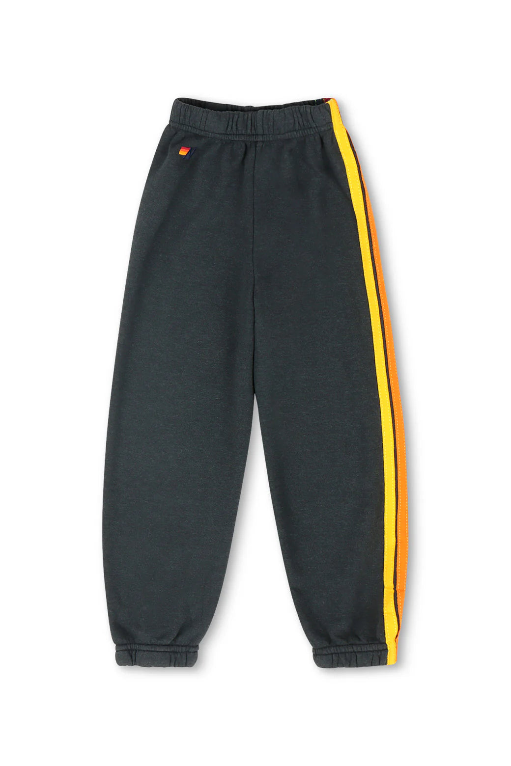 Aviator Nation - Kid's Classic 5 Stripe Sweatpants - Charcoal
