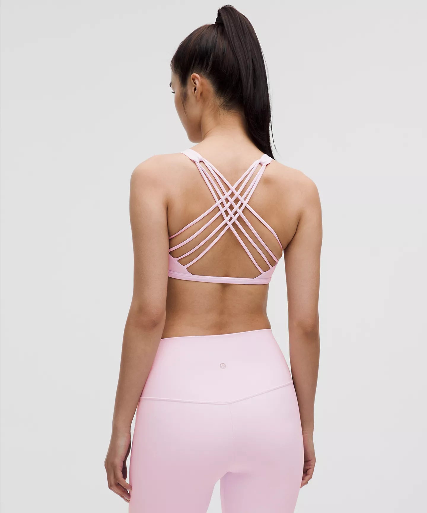Altitude x lululemon - Free to Be Bra - Wild *Light Support, A/B Cup - Pink Organza