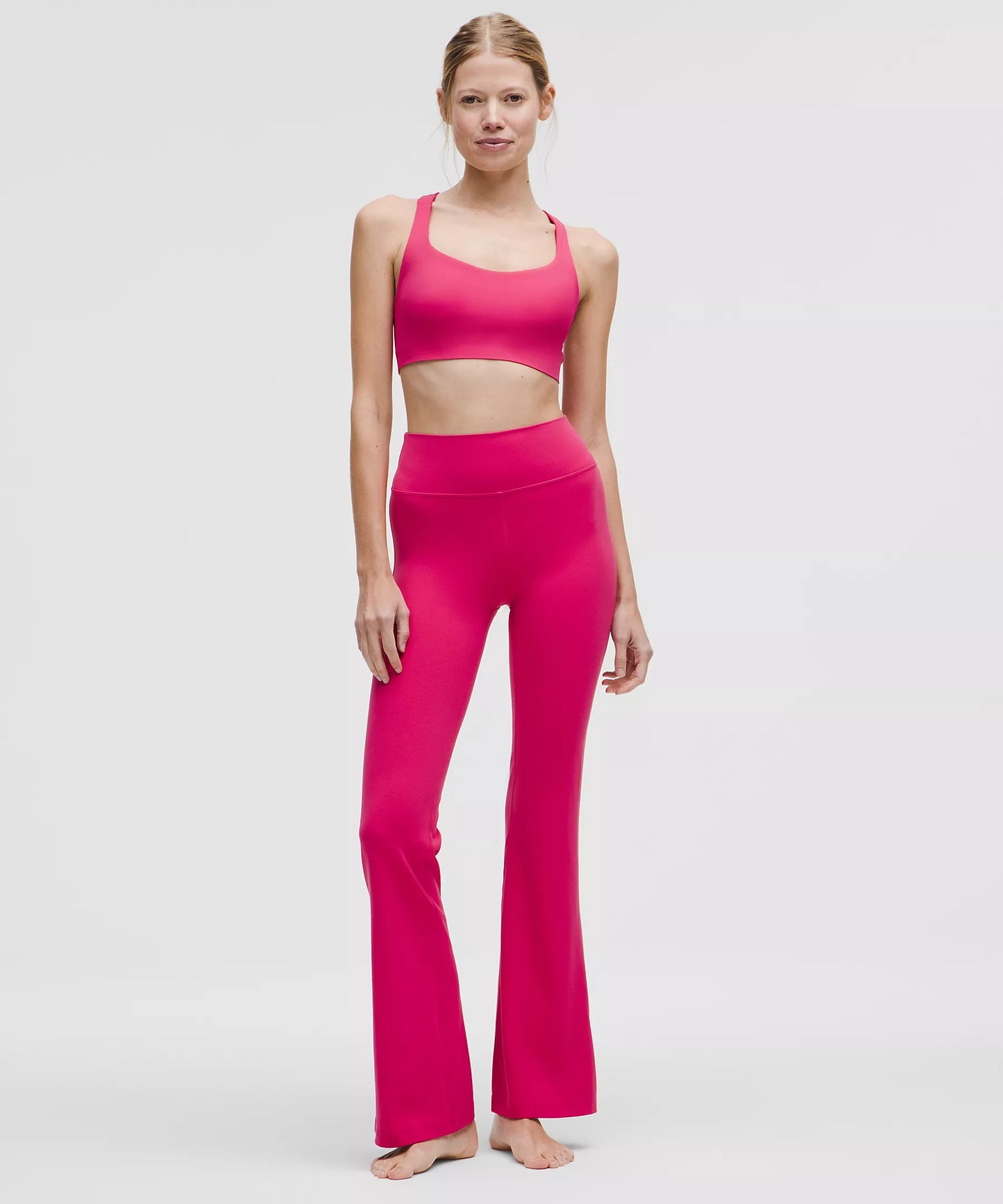 Altitude x lululemon FlexyFlex Strappy Yoga Bra Light Support, A-C Cups - Raspberry Coulis (Copy)