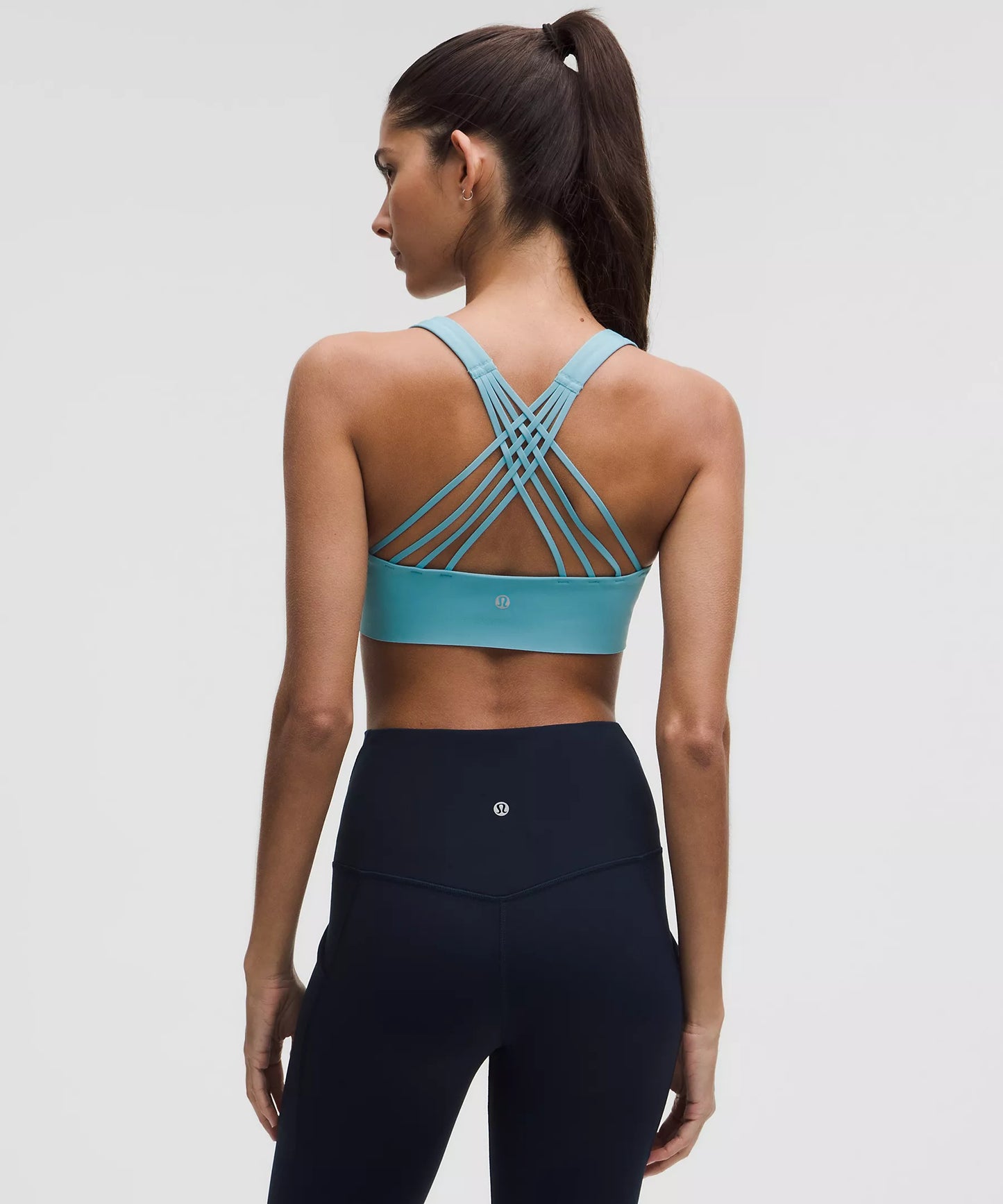 Altitude x lululemon FlexyFlex Strappy Yoga Bra Light Support, A-C Cups - Washed Blue
