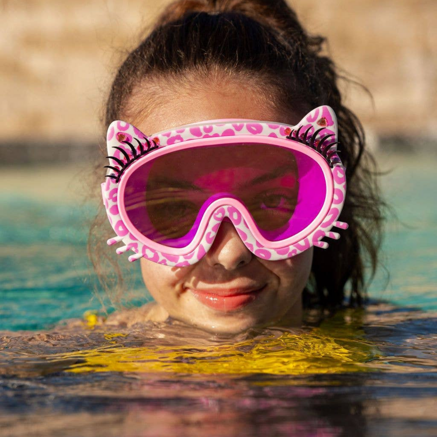Copy Cat Pink Meow Swim Mask