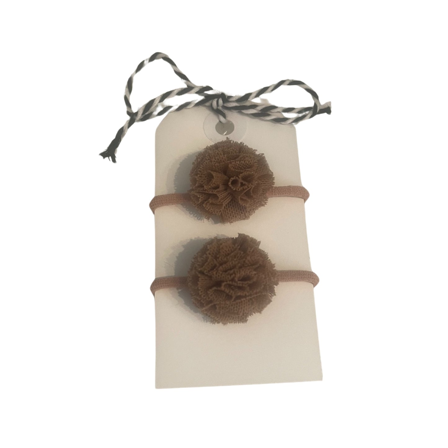 Lil Hair Pair - Mocha Macaroons