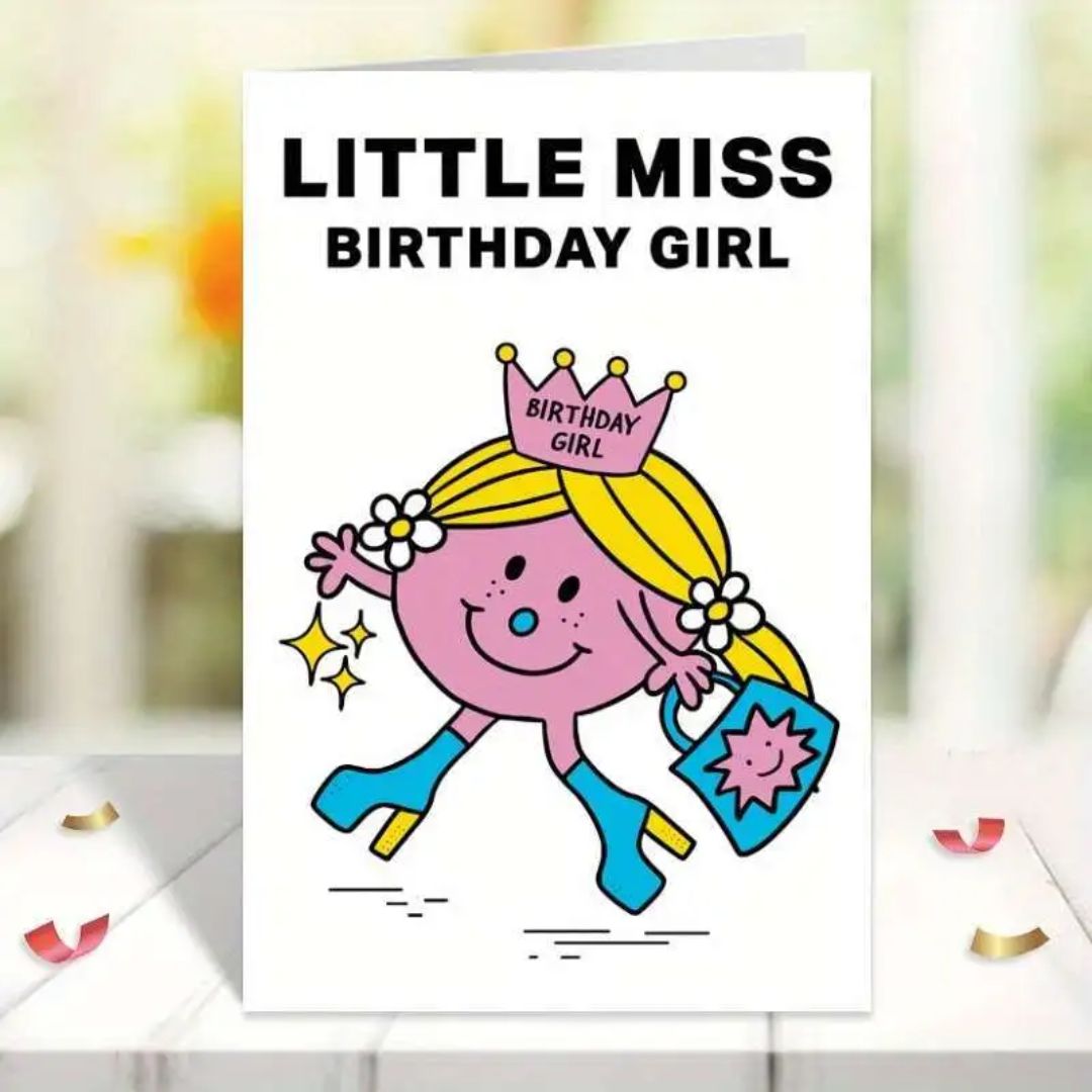 Little Miss Birthday Girl Card