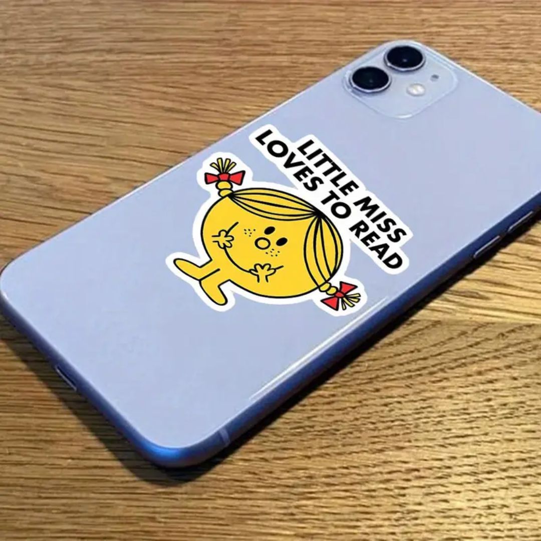 Little Miss Loves To Read Vinyl Sticker