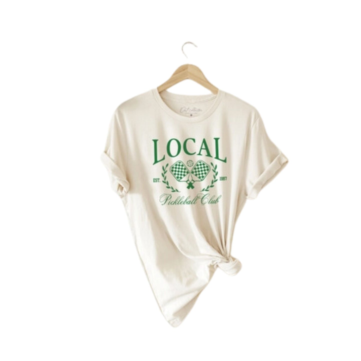 Local Pickleball Club Graphic Tee - Vintage White