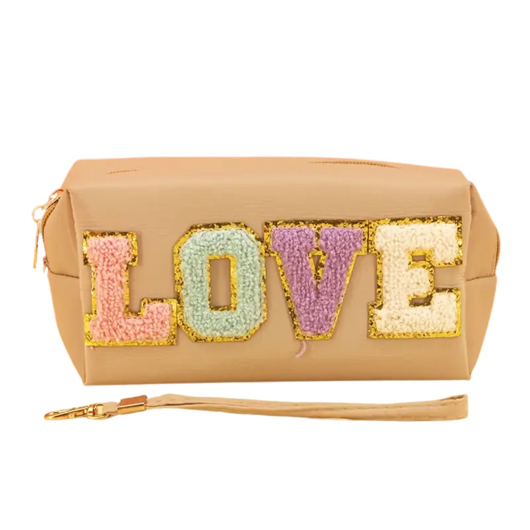 Love Letter Zippered Travel Bag