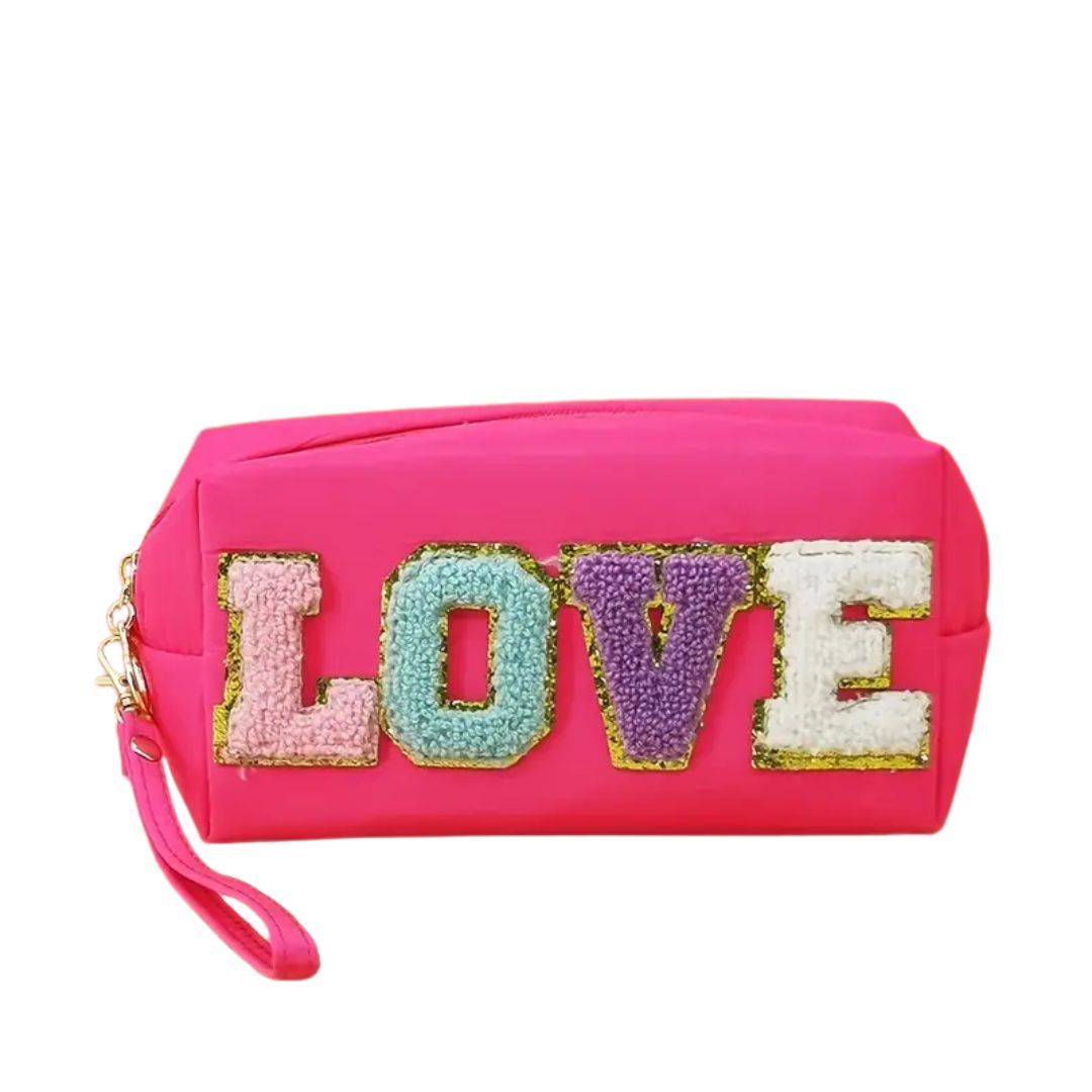 Love Letter Zippered Travel Bag