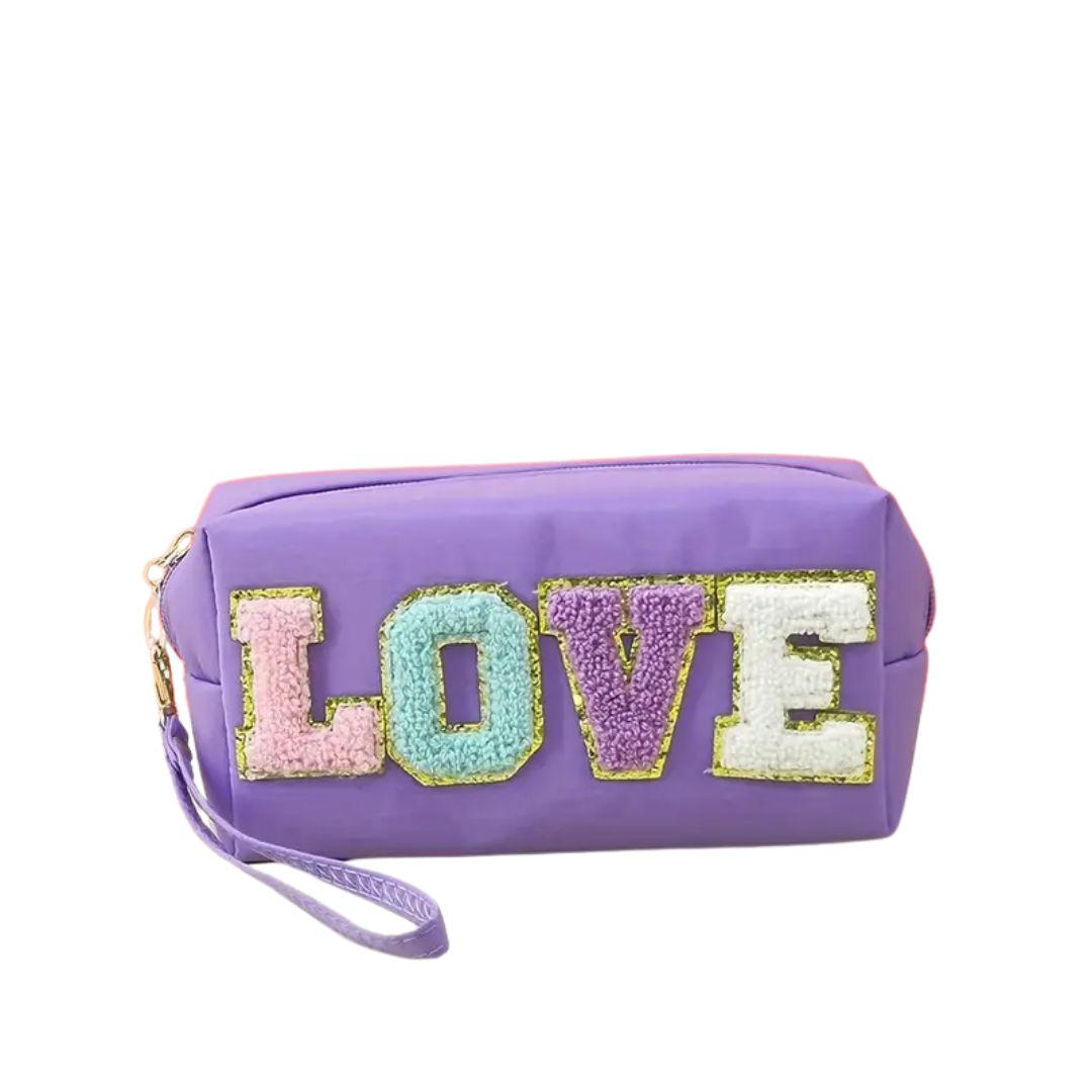 Love Letter Zippered Travel Bag