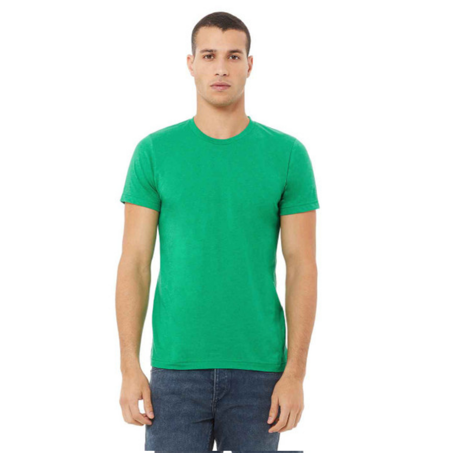 Men's Jersey Tee - Heather Kelly Green