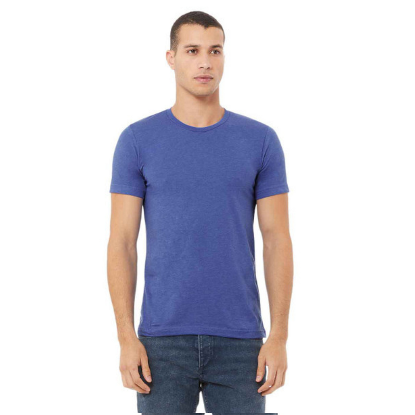 Men's Jersey Tee - Heather True Royal