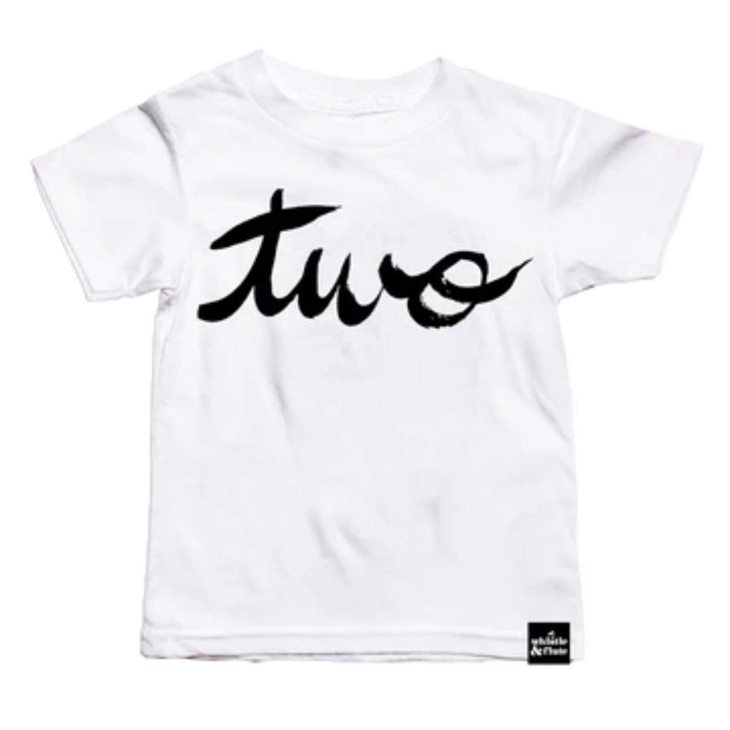 Milestone Brush Script T-Shirt - Two