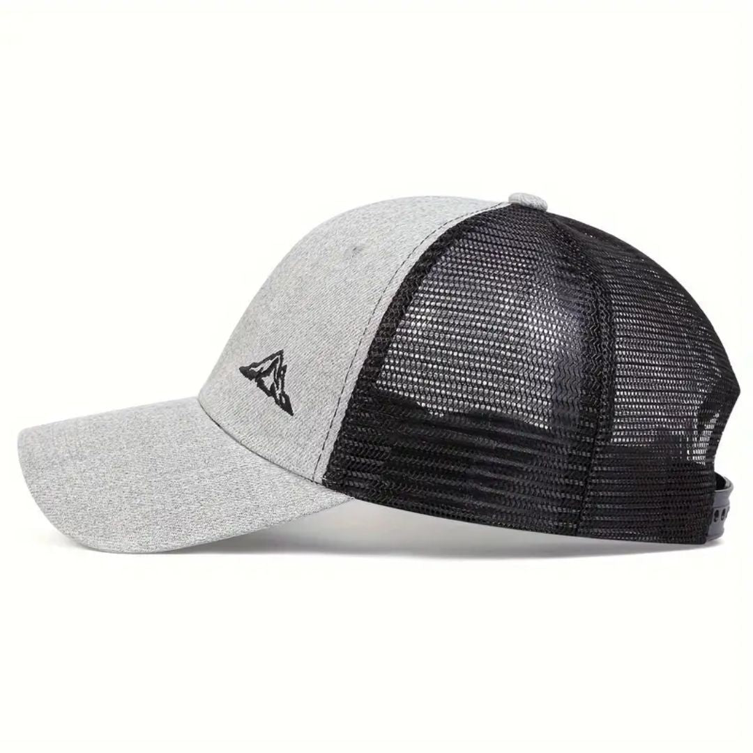 Mountaineer Snapback Hat - Grey/ Black