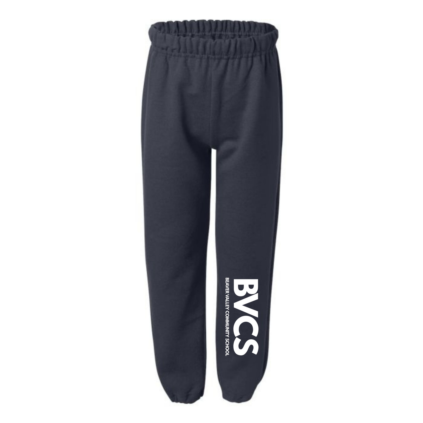BVCS Joggers - White Logo - Grey
