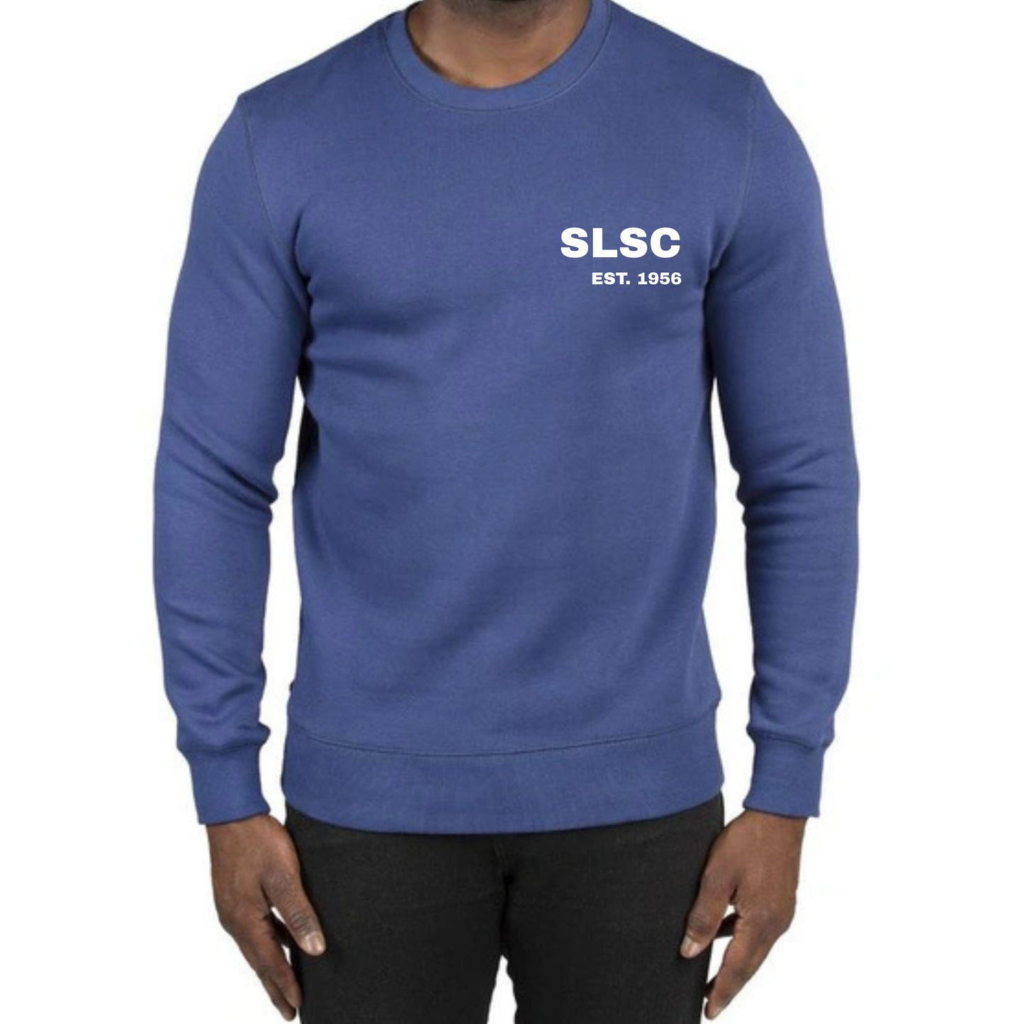 SLSC Nautical Flags Crewneck Sweatshirt - Nautical Navy